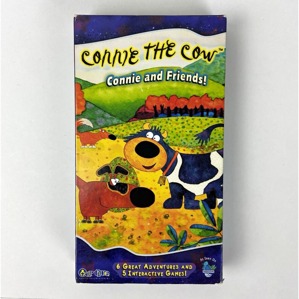 Connie the Cow Connie and Friends! VHS 2000 Y2K Vintage Tape